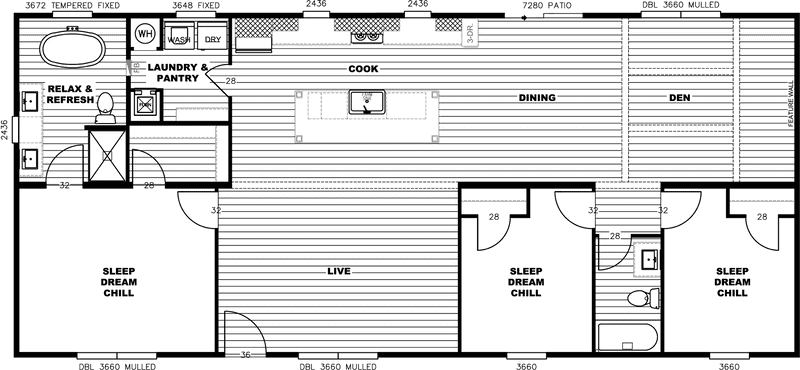 Floor plan of the Isabella home