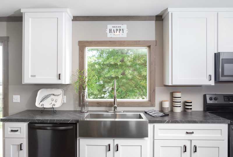 Kitchen photo of the sink in The Amelia home